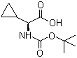 Boc-L-cyclopropylglycine molecular structure (CAS 155976-13-9)