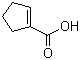 1-环戊烯羧酸分子结构 (CAS 1560-11-8)