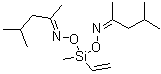 4-Methyl-2-pentanone O,O'-(ethenylmethylsilylene)dioxime molecular structure (CAS 156145-66-3)