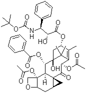 Larotaxel molecular structure (CAS 156294-36-9)