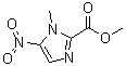 结构式 CAS# 1563-98-0, 1-甲基-5-硝基-1H-咪唑-2-羧酸甲酯