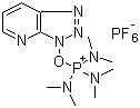 7-Azabenzotriazol-1-yloxytris(dimethylamino)phosphonium hexafluorophosphate molecular structure (CAS 156311-85-2)