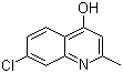 7-Chloro-2-methyl-4-quinolinol molecular structure (CAS 15644-88-9)