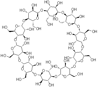 epsilon-Cyclodextrin molecular structure (CAS 156510-98-4)