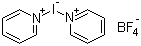 Bis(pyridine)iodonium tetrafluoroborate molecular structure (CAS 15656-28-7)