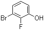 结构式 CAS# 156682-53-0, 3-溴-2-氟苯酚