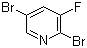 structure of CAS# 156772-60-0, 2,5-Dibromo-3-fluoropyridine