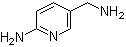 structure of CAS# 156973-09-0, 5-Aminomethyl-2-aminopyridine;6-Amino-3-(aminomethyl)pyridine; 6-Amino-3-pyridinemethanamine