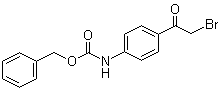 [4-(Bromoacetyl)phenyl]carbamic acid phenylmethyl ester molecular structure (CAS 157014-41-0)