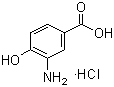 3-Amino-4-hydroxybenzoic acid hydrochloride molecular structure (CAS 1571-65-9)