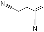 structure of CAS# 1572-52-7, 2-Methyleneglutaronitrile;2,4-Dicyano-1-butene; 2-Methylenepentanedinitrile