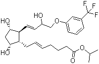 Travoprost molecular structure (CAS 157283-68-6)