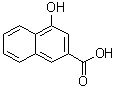结构式 CAS# 1573-91-7, 4-羟基-2-萘甲酸
