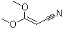3,3-二甲氧基-2-丙烯腈分子结构 (CAS 15732-02-2)
