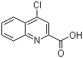 结构式 CAS# 15733-82-1, 4-氯-2-喹啉羧酸