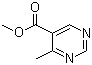 4-Methyl-5-pyrimidinecarboxylic acid methyl ester molecular structure (CAS 157335-94-9)