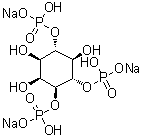 structure of CAS# 157380-18-2, D-myo-Inositol 1,4,6-tris(dihydrogen phosphate) trisodium salt