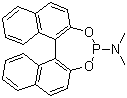结构式 CAS# 157488-65-8, (R)-(-)-(3,5-二氧杂-4-磷杂环庚二烯并[2,1-a;3,4-a']二萘-4-基)二甲胺