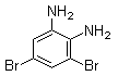 3,5-二溴-1,2-苯二胺分子结构 (CAS 1575-38-8)
