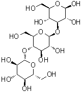O-beta-D-Glucopyranosyl-(1→4)-O-beta-D-glucopyranosyl-(1→3)-beta-D-glucopyranose molecular structure (CAS 157544-59-7)