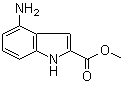 4-Amino-1H-indole-2-carboxylic acid methyl ester molecular structure (CAS 157649-54-2)