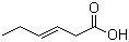 trans-3-Hexenoic acid molecular structure (CAS 1577-18-0)