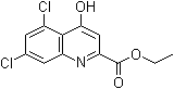 5,7-Dichlorokynurenic acid ethyl ester molecular structure (CAS 157848-08-3)