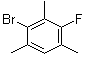 2-溴-4-氟间三甲基苯分子结构 (CAS 1580-05-8)