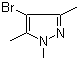 4-Bromo-1,3,5-trimethyl-1H-pyrazole molecular structure (CAS 15801-69-1)