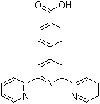 structure of CAS# 158014-74-5, 4'-(4-Carboxyphenyl)-2,2':6',2''-terpyridine;4-[2,2':6',2''-Terpyridin]-4'-ylbenzoic acid