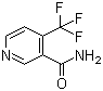 结构式 CAS# 158062-71-6, 4-(三氟甲基)烟酰胺