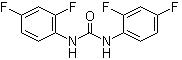 N,N'-二(2,4-二氟苯基)脲分子结构 (CAS 1581-06-2)