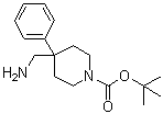 4-Aminomethyl-4-phenylpiperidin-1-carboxylic acid tert-butyl ester molecular structure (CAS 158144-82-2)