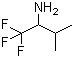 1,1,1-Trifluoro-3-methylbutan-2-amine molecular structure (CAS 1582-18-9)