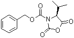 structure of CAS# 158257-41-1, (S)-3-(Benzyloxycarbonyl)-4-isopropyl-2,5-oxazolidinedione