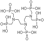 二乙烯三胺五甲叉膦酸分子结构 (CAS 15827-60-8)