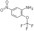 5-硝基-2-(三氟甲氧基)苯胺分子结构 (CAS 158579-82-9)
