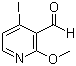 结构式 CAS# 158669-26-2, 4-碘-2-甲氧基吡啶-3-甲醛