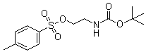 结构式 CAS# 158690-56-3, 2-([叔丁氧羰基]氨基)乙基 4-甲基苯磺酸酯