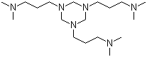 1,3,5-三(二甲基胺丙基)-1,3,5-六氢化三嗪分子结构 (CAS 15875-13-5)