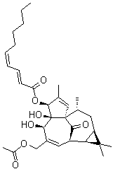 3-O-(2E,4Z-Decadienoyl)-20-O-acetylingenol molecular structure (CAS 158850-76-1)