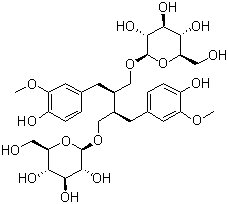 Seco-isolariciresinol diglucoside  molecular structure (CAS 158932-33-3)