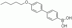 [4'-(Pentyloxy)[1,1'-biphenyl]-4-yl]boronic acid molecular structure (CAS 158937-25-8)