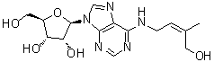 结构式 CAS# 15896-46-5, 顺式-玉米素-D-核糖甙