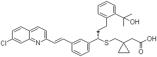 Montelukast molecular structure (CAS 158966-92-8)