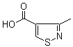 structure of CAS# 15903-66-9, 3-Methyl-4-isothiazolecarboxylic acid;3-Methylisothiazole-4-carboxylic acid