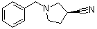 (S)-1-苄基-3-氰基吡咯烷分子结构 (CAS 159063-16-8)