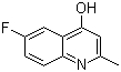 structure of CAS# 15912-68-2, 6-Fluoro-2-methylquinolin-4-ol