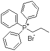 Triphenylpropylphosphonium bromide molecular structure (CAS 15912-75-1)