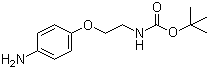 tert-Butyl 2-(4-aminophenoxy)ethylcarbamate molecular structure (CAS 159184-15-3)
